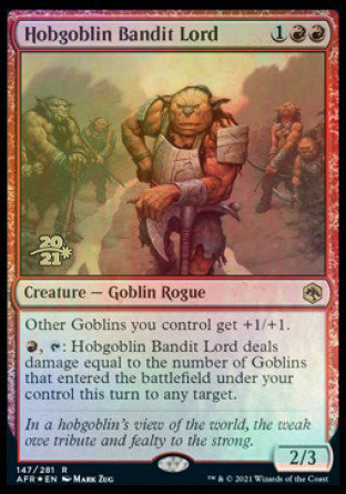 Hobgoblin Bandit Lord (PRE-147) - Adventures in the Forgotten Realms Promos Foil