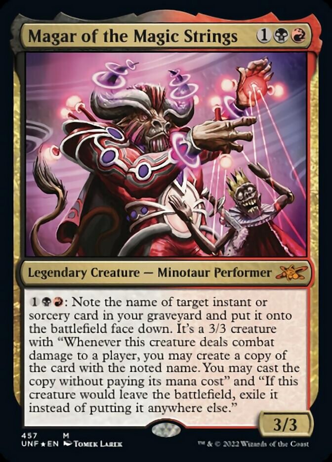 Magar of the Magic Strings (Galaxy Foil) (UNF-457) - Unfinity Foil