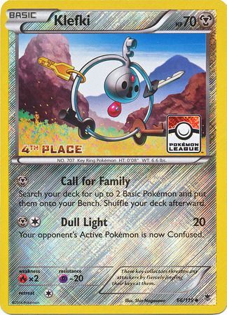 Klefki - 66/119 (League Promo) [4th Place] - League & Championship Cards Reverse Holofoil