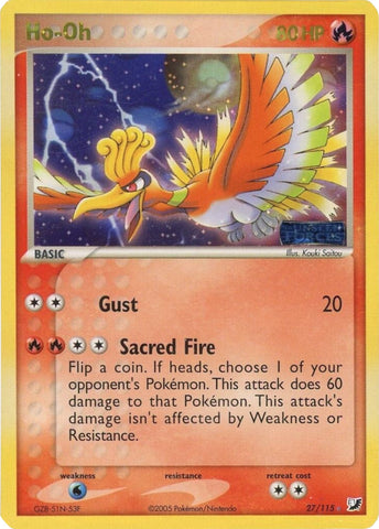 Ho-Oh 27/115 - Unseen Forces Reverse Holofoil