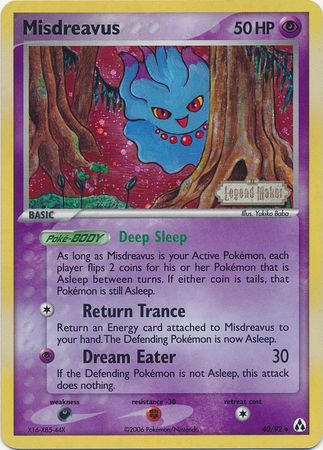 Misdreavus/92 - Legend Maker Reverse Holofoil
