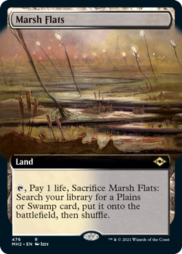 Marsh Flats (Extended Art) (MH2-476) - Modern Horizons 2: (Extended Art)