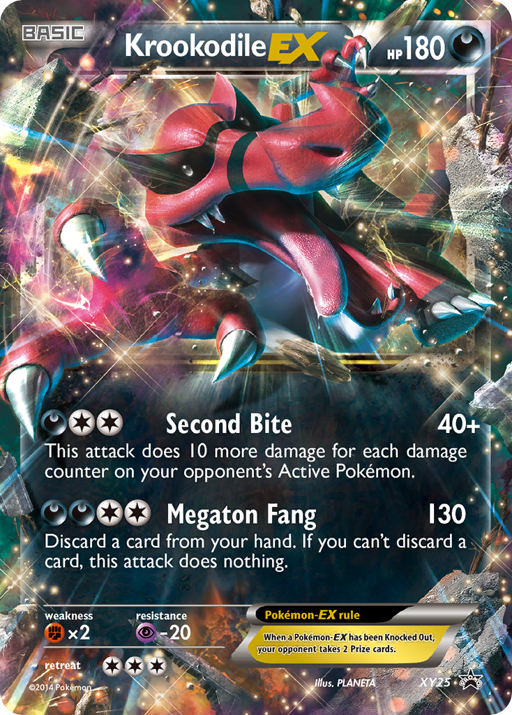 Krookodile EX - XY25 XY25/211 - XY Promos Holofoil