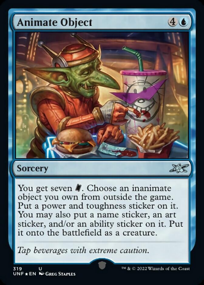 Animate Object (Galaxy Foil) (UNF-319) - Unfinity Foil