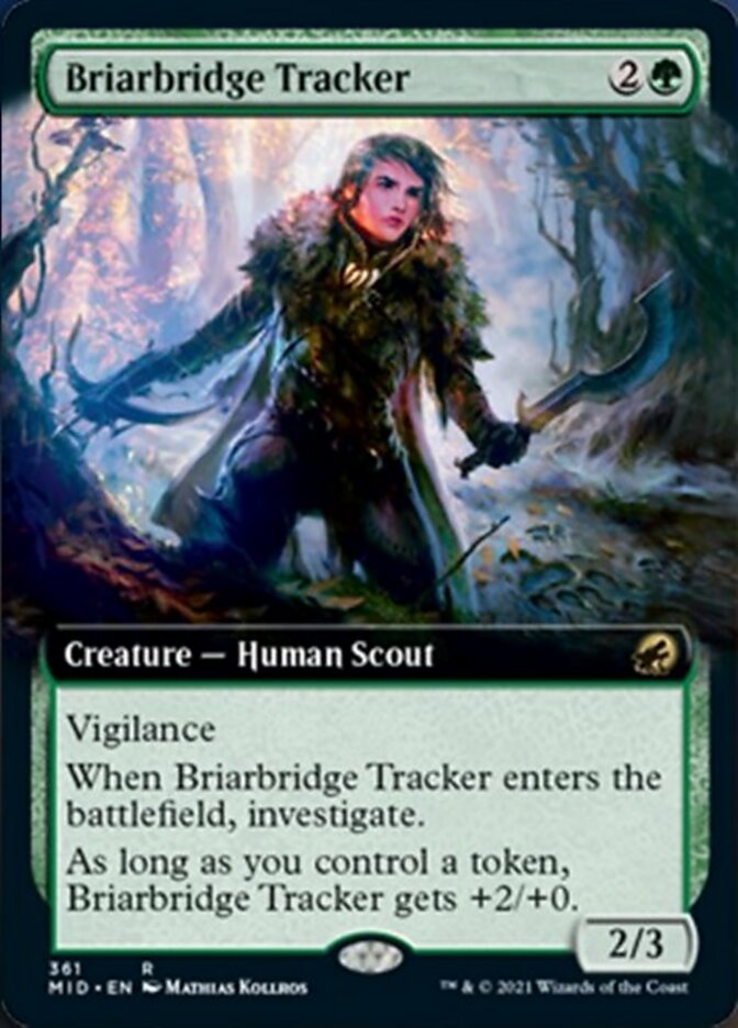 Briarbridge Tracker (Extended Art) (MID-361) - Innistrad: Midnight Hunt: (Extended Art)