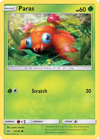 Paras 4/149 - SM Base Set
