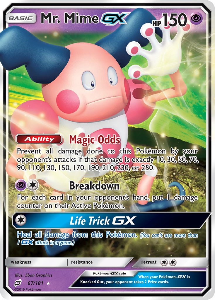 Mr. Mime GX 67/181 - SM  Team Up Holofoil