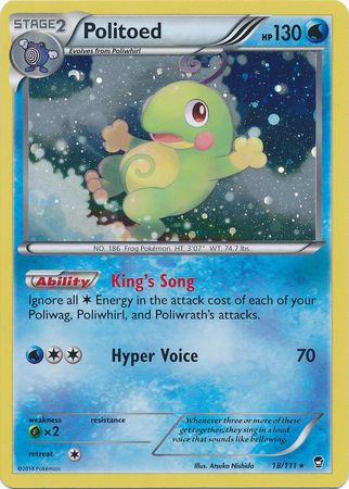 Politoed - 18/111 (Cosmos Holo) 18 - Miscellaneous Cards & Products Holofoil
