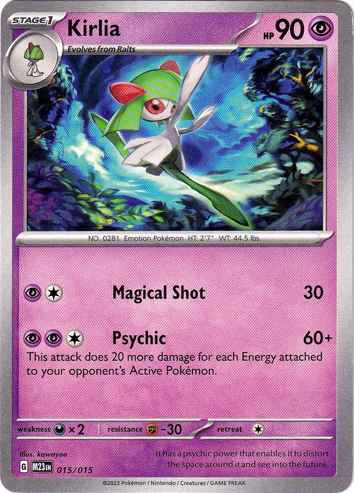 Kirlia 15 - McDonalds Promos 2023