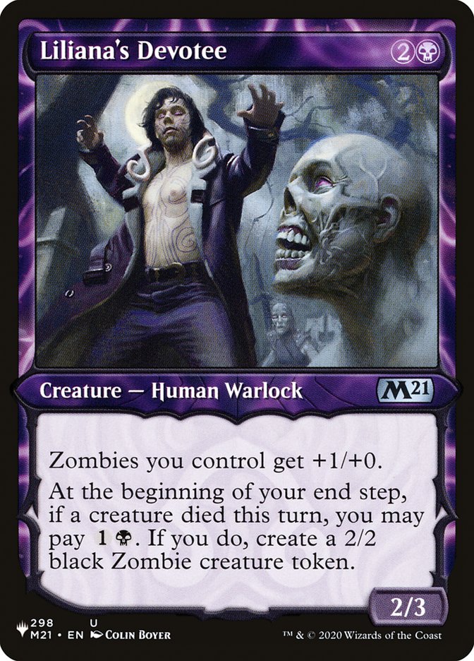 Liliana's Devotee (Showcase) (LIST-298/274) - The List: (Showcase)