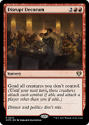 Disrupt Decorum (CMM-215) - Commander Masters
