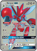 Scizor GX (Full Art)/168 - SM  Celestial Storm Holofoil