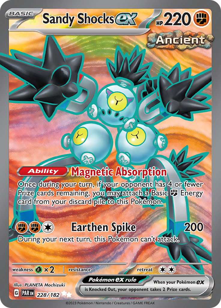 Sandy Shocks ex - 228/182 228 - SV04 Paradox Rift Holofoil