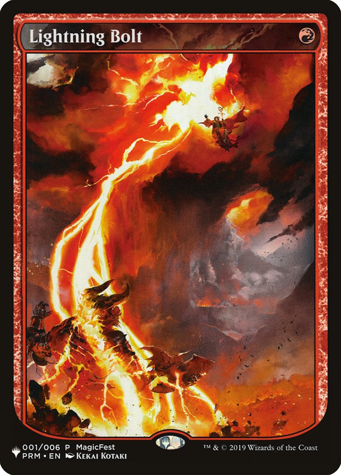 Lightning Bolt (PRM) (LIST-001/006) - The List