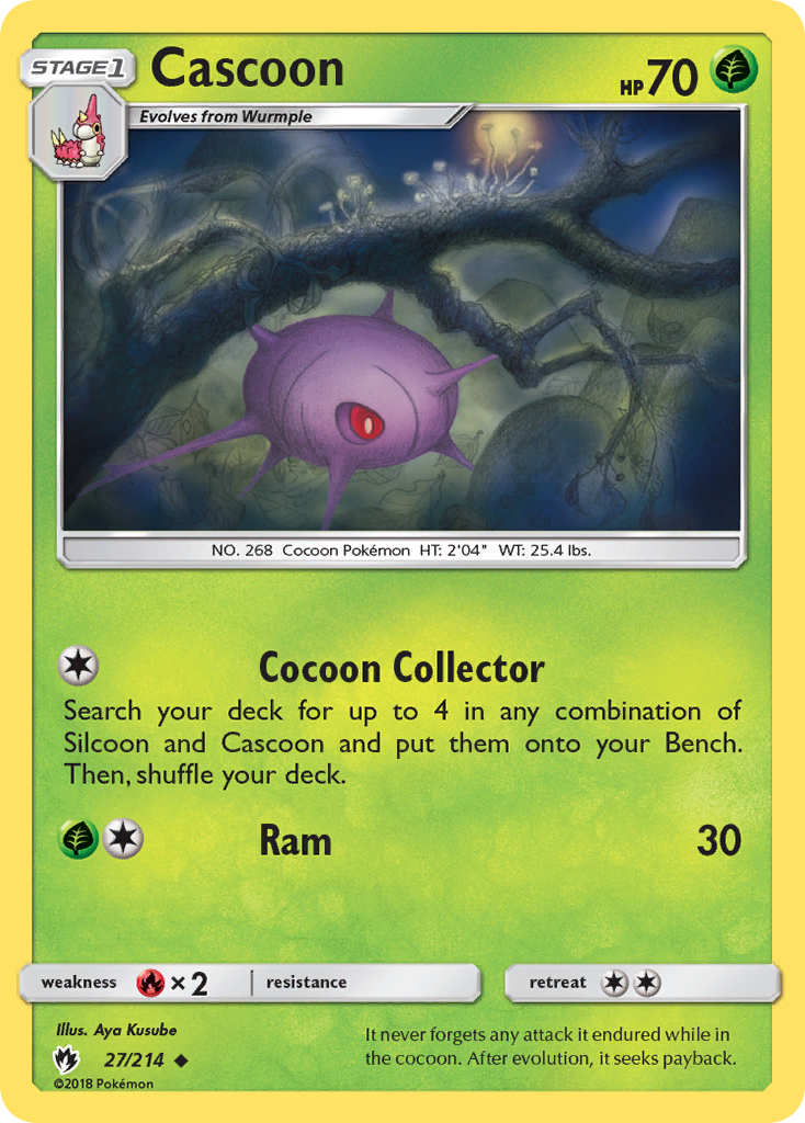 Cascoon/214 - SM  Lost Thunder