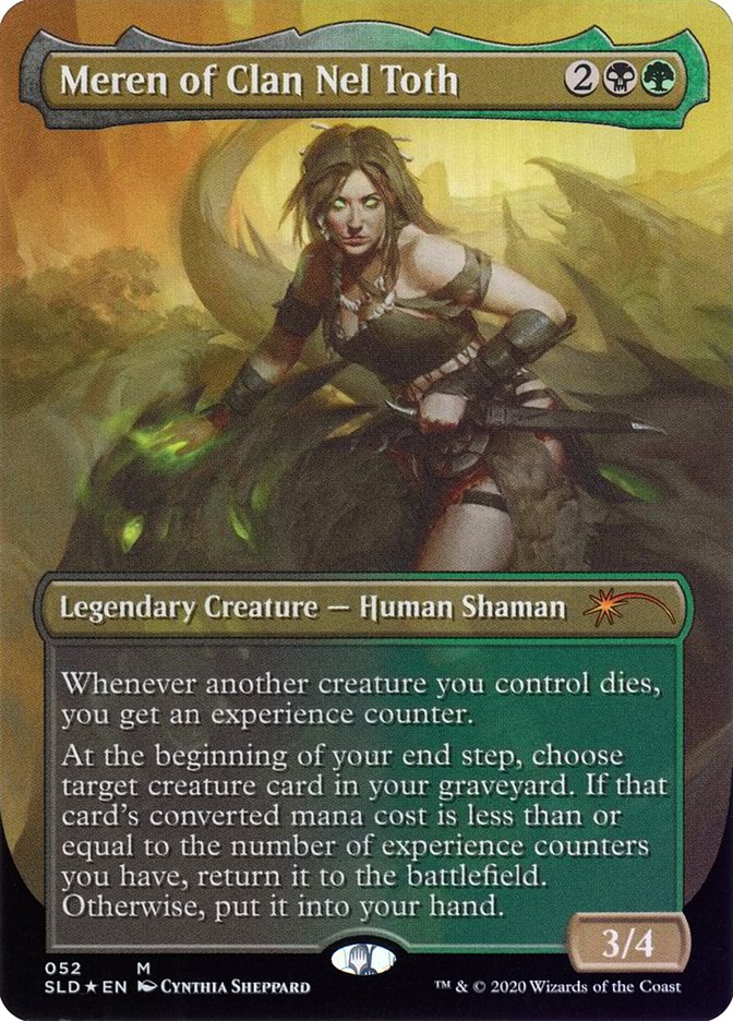 Meren of Clan Nel Toth (SLD-052) - Secret Lair Drop (Borderless) Foil