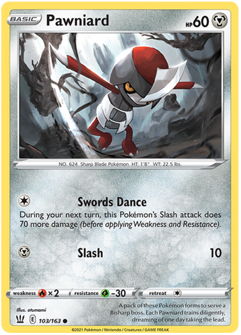 Pawniard 103/163 - SWSH05 Battle Styles