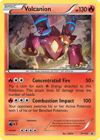 Volcanion - XY164/211 - XY Promos Holofoil