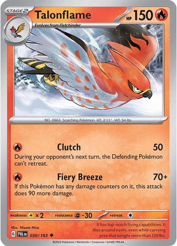 Talonflame 30 - SV02 Paldea Evolved