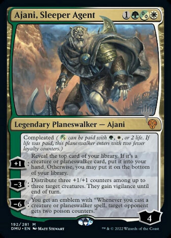 Ajani, Sleeper Agent (PPDMU-192) - Dominaria United Promos