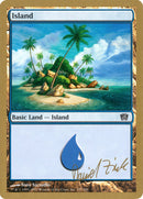 Island (337) - 2003 Daniel Zink (8ED) (WCD-) - World Championship Decks 2003