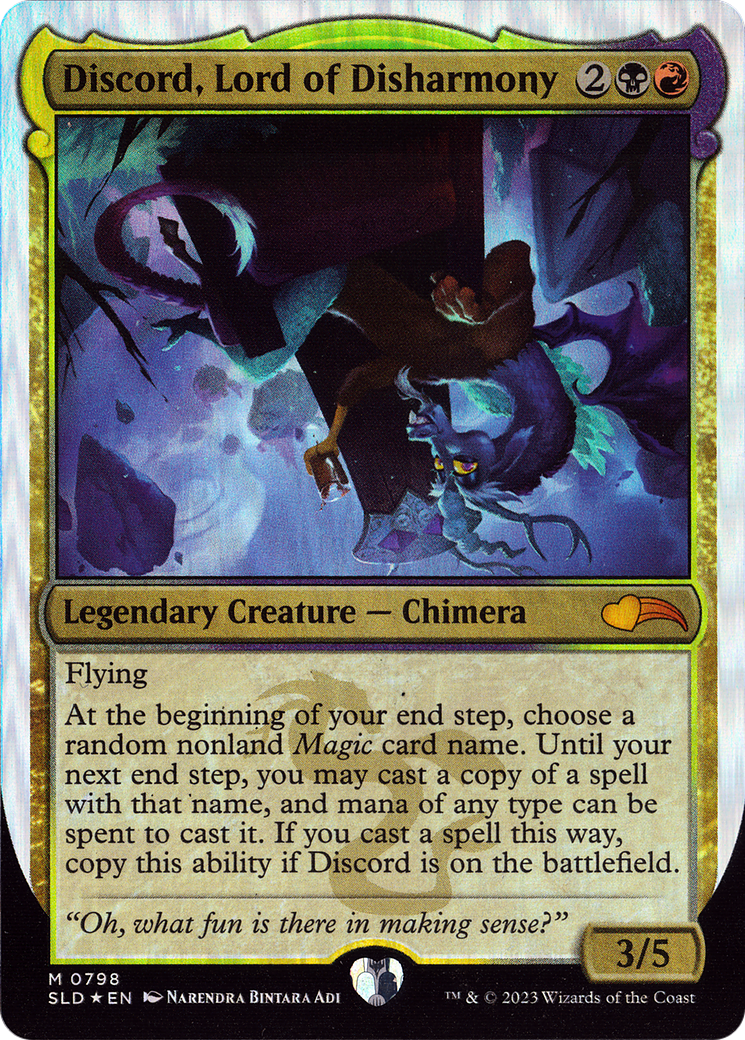 Discord, Lord of Disharmony (SLD-798) - Secret Lair Drop