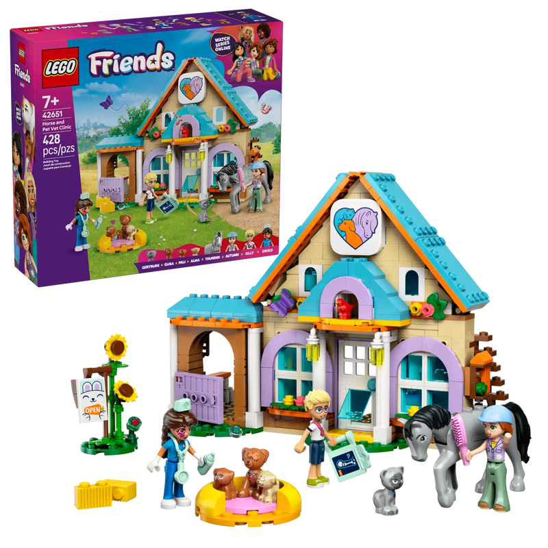 Lego Friends Horse and Pet Vet Clinic 428pcs