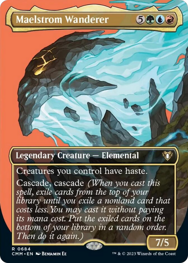 Maelstrom Wanderer (Borderless) (CMM-684) - Commander Masters (Borderless)