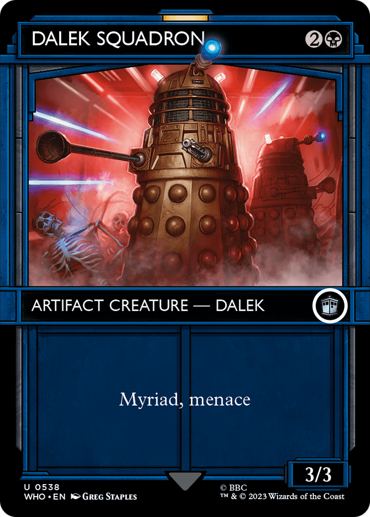 Dalek Squadron (Showcase) (WHO-538) - Doctor Who: (Showcase) (Borderless)