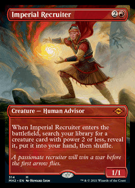 Imperial Recruiter (Borderless) (MH2-314) - Modern Horizons 2 (Borderless)