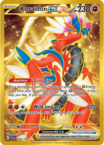 Koraidon ex - 254/198 254 - SV01 Scarlet & Violet Base Set Holofoil