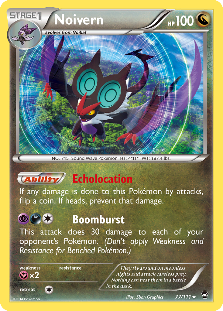 Noivern 77/111 - XY  Furious Fists Holofoil