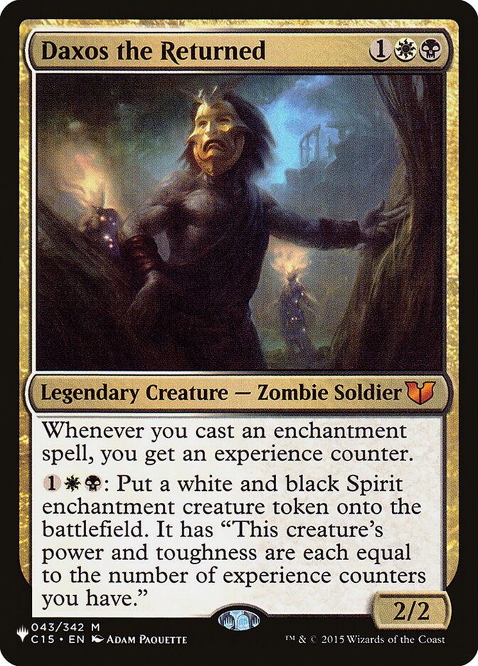 Daxos the Returned (LIST-043/342) - The List