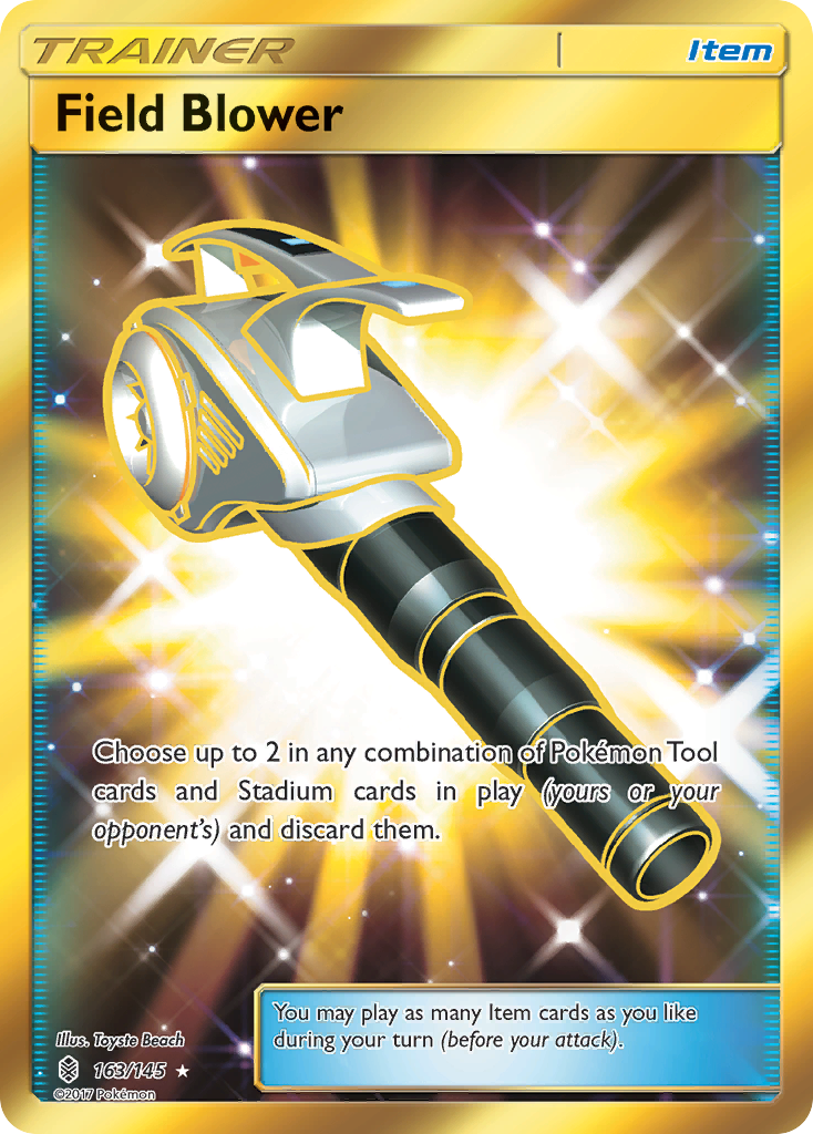 Field Blower (Secret)/145 - SM  Guardians Rising Holofoil