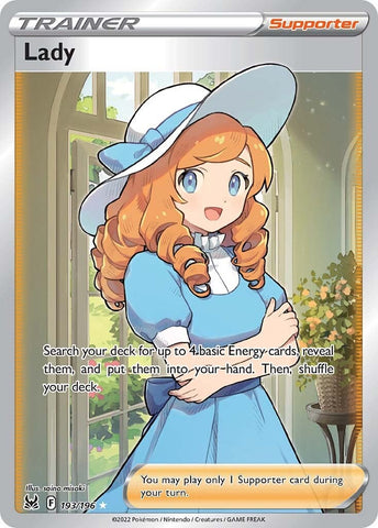 Lady (Full Art) 193/196 - SWSH11 Lost Origin Holofoil