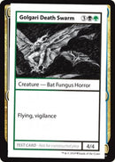Golgari Death Swarm (No PW Symbol) (CMB1-) - Mystery Booster Playtest Cards 2021