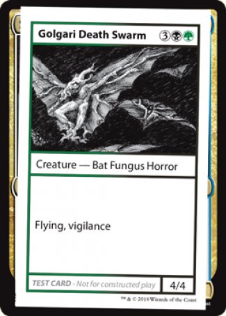 Golgari Death Swarm (No PW Symbol) (CMB1-) - Mystery Booster Playtest Cards 2021