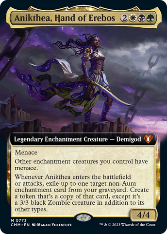 Anikthea, Hand of Erebos (Extended Art) (CMM-773) - Commander Masters: (Extended Art, enchantment)