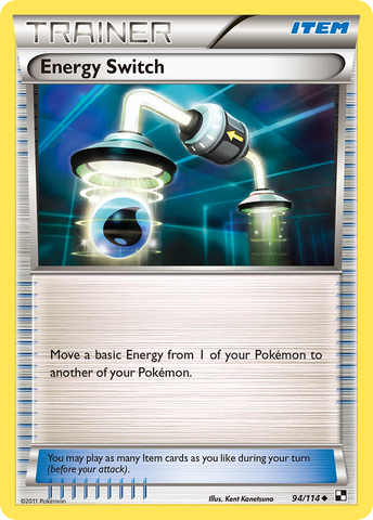 Energy Switch 94/114 - Black and White