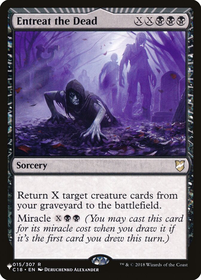 Entreat the Dead (LIST-015/307) - The List: (miracle)