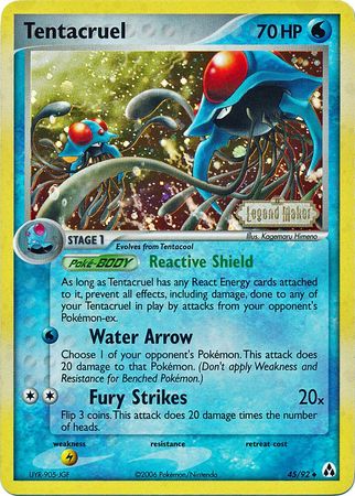 Tentacruel/92 - Legend Maker Reverse Holofoil