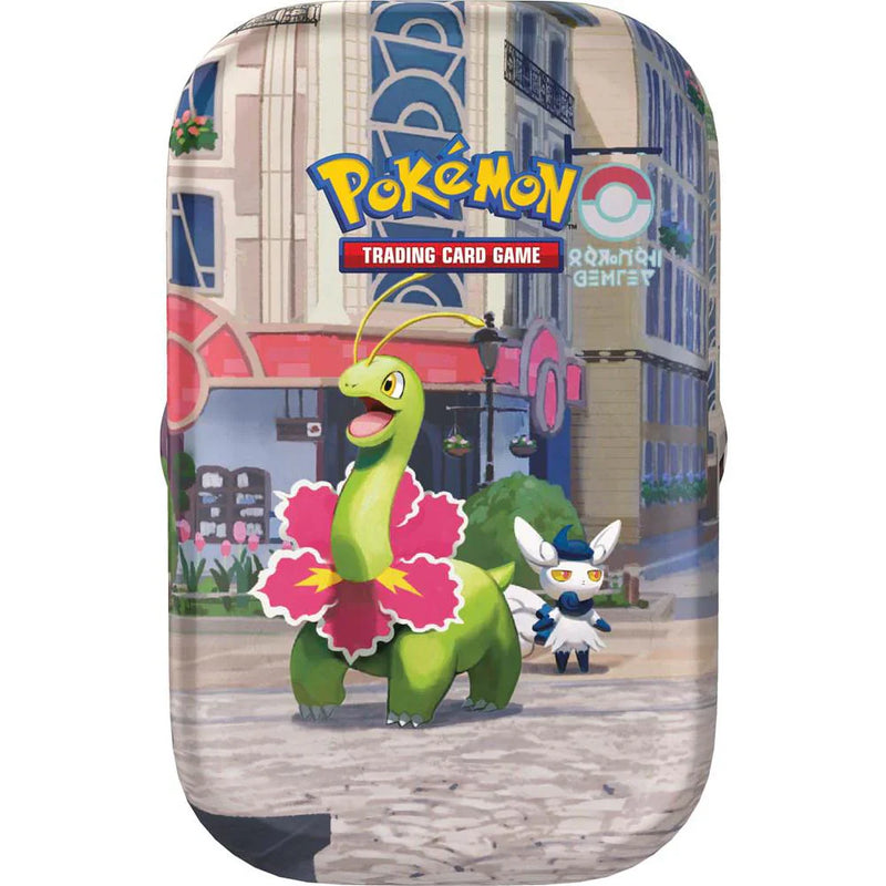 Lumiose City Mini Tin Meganium & Meowstic