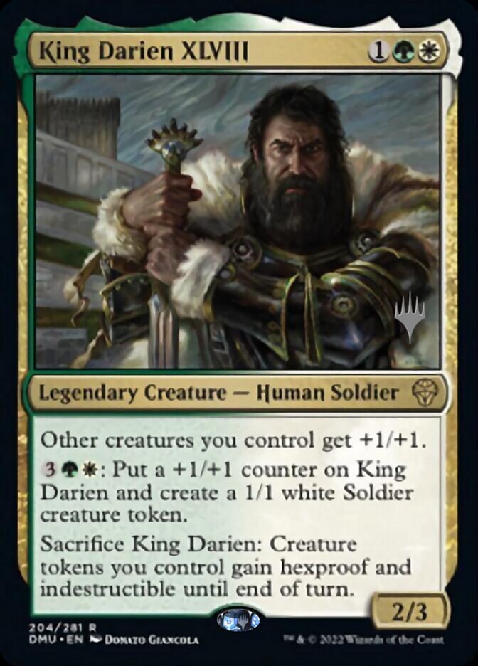 King Darien XLVIII (PPDMU-204) - Dominaria United Promos