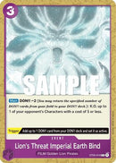 Lion's Threat Imperial Earth Bind (ST05-016) - Starter Deck 5: Film Edition