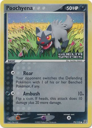 Poochyena 79/113 - Delta Species Reverse Holofoil
