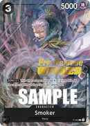 Smoker (Pre-Release) [Winner] (P-025) - One Piece Promotion Cards Foil