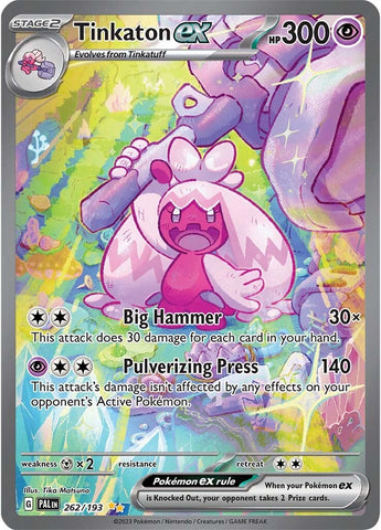 Tinkaton ex - 262/193 262 - SV02 Paldea Evolved Holofoil
