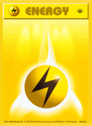 Lightning Energy - 100/102 - 1st Edition Base Set Shadowless - Common