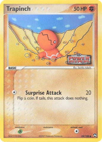Trapinch 68/108 - Power Keepers Reverse Holofoil