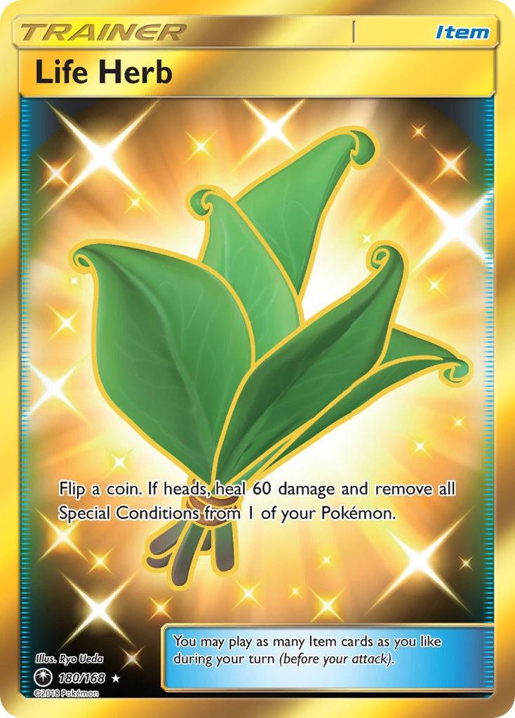 Life Herb (Secret)/168 - SM  Celestial Storm Holofoil